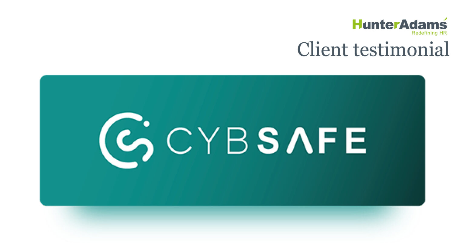Client testimonial from CybSafe - Hunter Adams